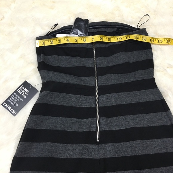 Express Stripe Stretched Knit Tube Dress NWT size2 - Picture 7 of 7